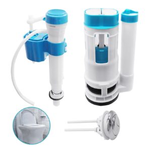 Close-couple dual flush fittings