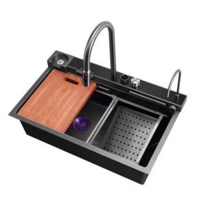 Kitchen Sink Drop-in-Bowl (multi-sink) with chop board - Image 2